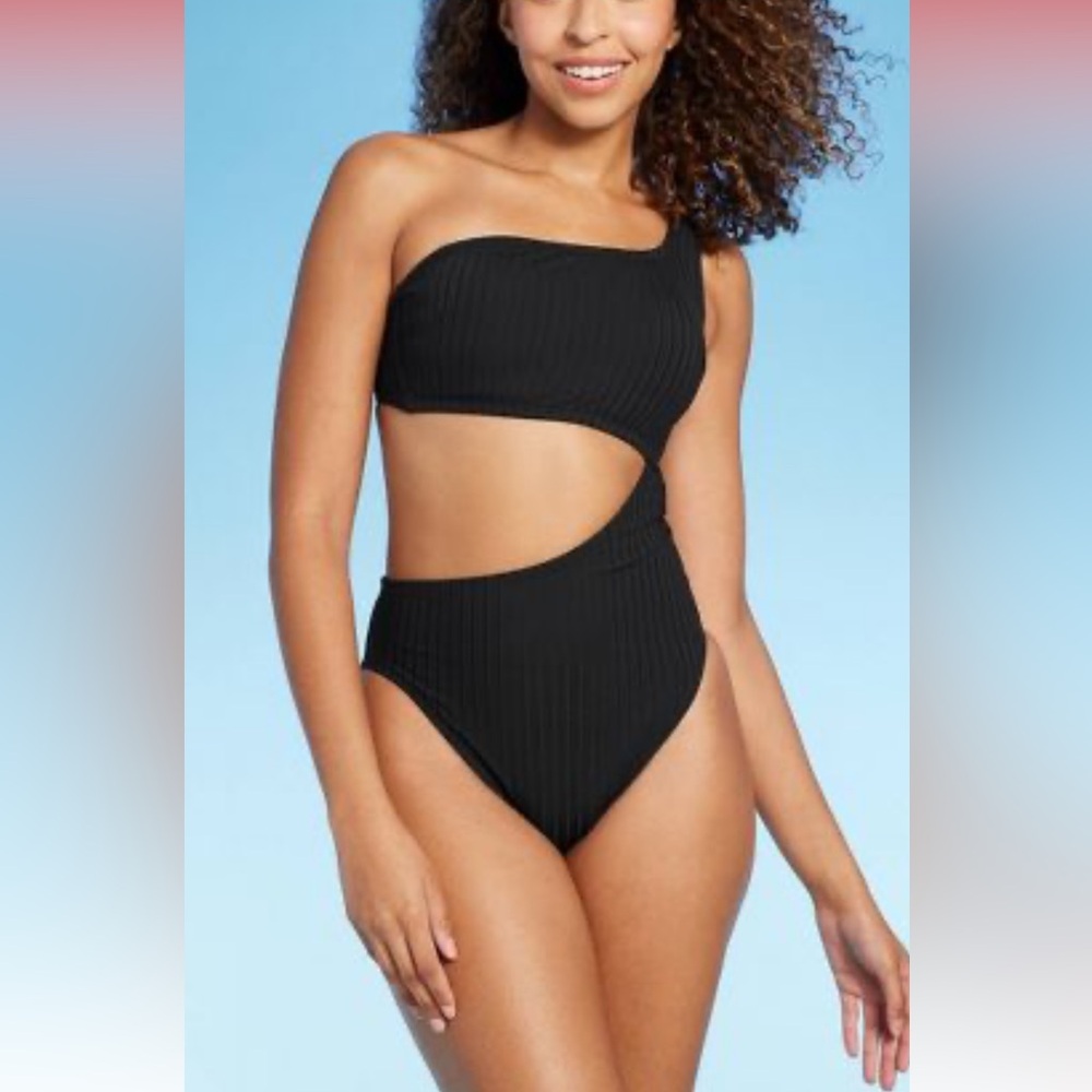 New shade and shore cut out black one piece xl